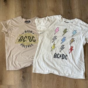 4/$15 AC/DC Band Tees